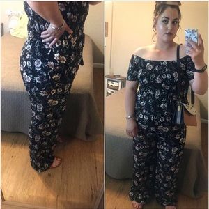 Off the shoulder jumpsuit